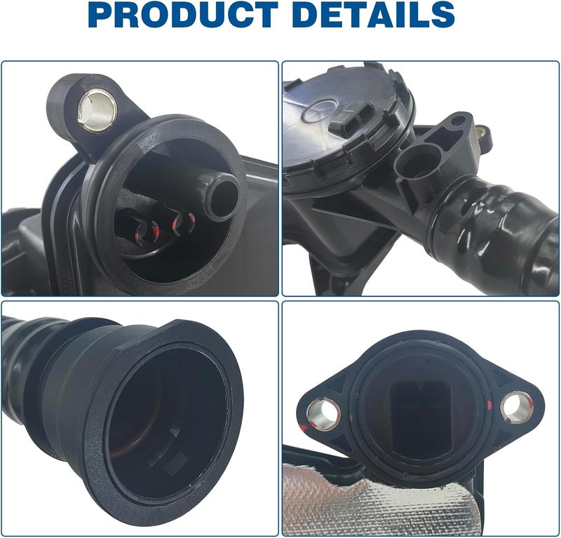 DYRDINSHOW PC3Z-6A785-A Diesel Air Oil Separator Assembly for 2023-2024 Ford Super Duty 6.7L Diesel - Replaces PC3Q-6A785-AB & PC3Z6A785A - Image 5